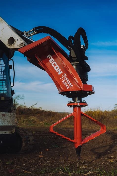 stumper attachment for skid steer|stumpex auger attachment.